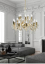 Maria pendant light 5xE14 gold 62 cm - product image 1
