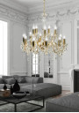Maria pendant light 5xE14 gold 62 cm - product image 3