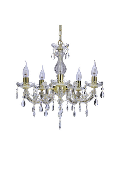 Lampa wisząca Maria 5xE14 złoty 48 cm - zdjęcie produktu 4