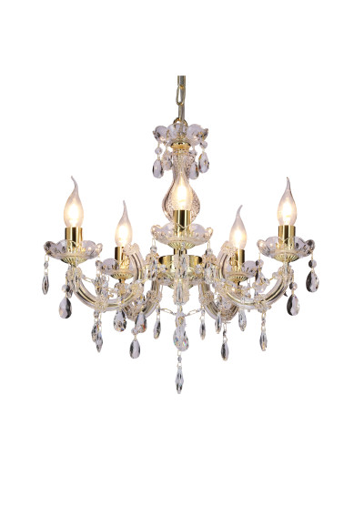 Maria pendant light 5xE14 gold 48 cm - product image 6
