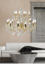 Maria pendant light 18xE14 gold 76 cm - product image 2