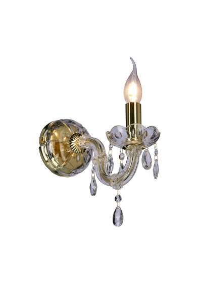 Lampa ścienna Maria 1xE14 złoty 26 cm - zdjęcie produktu 5