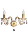 Maria wall light 2xE14 gold 42 cm