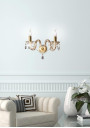 Lampa ścienna Maria 2xE14 złoty 42 cm - zdjęcie produktu 2