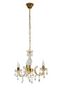 Maria pendant light 3xE14 gold 48 cm