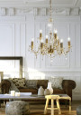 Maria pendant light 9xE14 gold 62 cm - product image 2