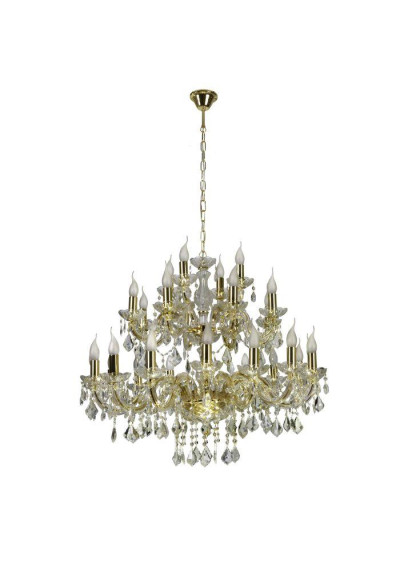 Maria pendant light 28xE14 gold 88 cm