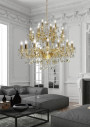 Maria pendant light 28xE14 gold 88 cm - product image 2