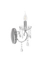 Lampa ścienna Aurora 1xE14 chromowy 22 cm