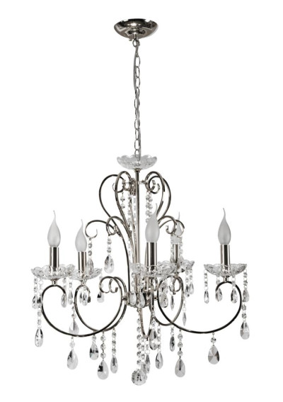 Aurora pendant light 5xE14 chromee 57 cm