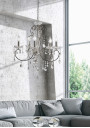 Aurora pendant light 5xE14 chromee 57 cm - product image 1