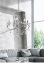 Aurora pendant light 5xE14 chromee 57 cm - product image 2