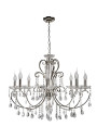 Aurora pendant light 8xE14 chromee 73 cm