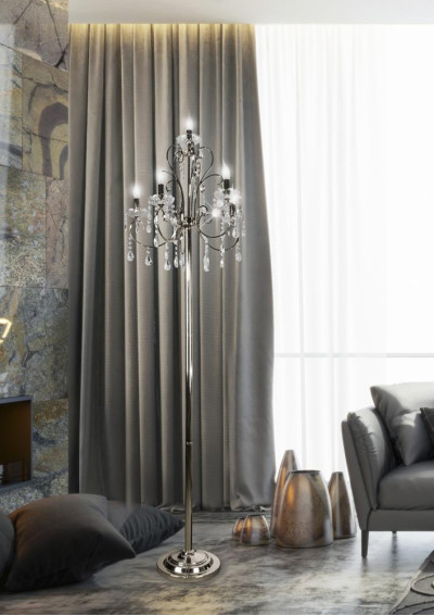 Aurora floor lamp 5xE14 chromee 185 cm - product image 2