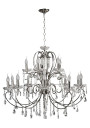 Aurora pendant light 15xE14 chromee 88 cm