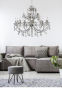 Aurora pendant light 15xE14 chromee 88 cm - product image 2