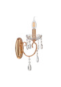 Lampa ścienna Aurora 1xE14 złoty 22 cm
