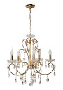 Aurora pendant light 5xE14 gold 57 cm