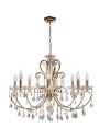 Aurora pendant light 8xE14 gold 73 cm