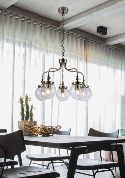 Ballet pendant light 5xE27 patynowy 55 cm - product image 3