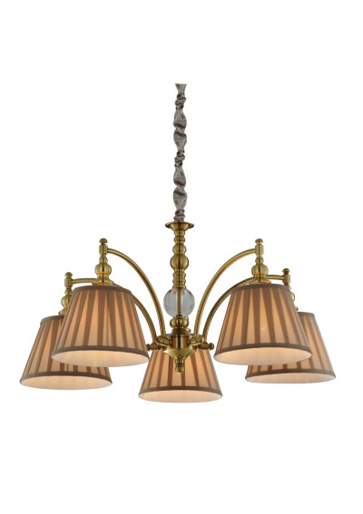 Lampa wisząca Austin 5xE14 patynowy 82 cm
