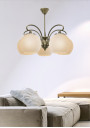 Lampa wisząca Orbit 5xE27 patynowy 51 cm - zdjęcie produktu 1