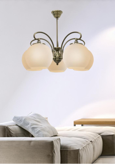 Orbit pendant light 5xE27 patynowy 51 cm - product image 2