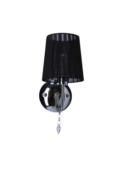 Sorento wall light 1xE14 chromee, abażur black 15 cm - product image 4