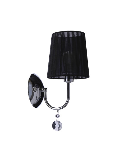 Sorento wall light 1xE14 chromee, abażur black 15 cm - product image 5