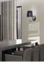 Sorento wall light 1xE14 chromee, abażur black 15 cm - product image 8