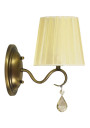 Lampa ścienna Fiesta 1xE14 patynowy 22 cm