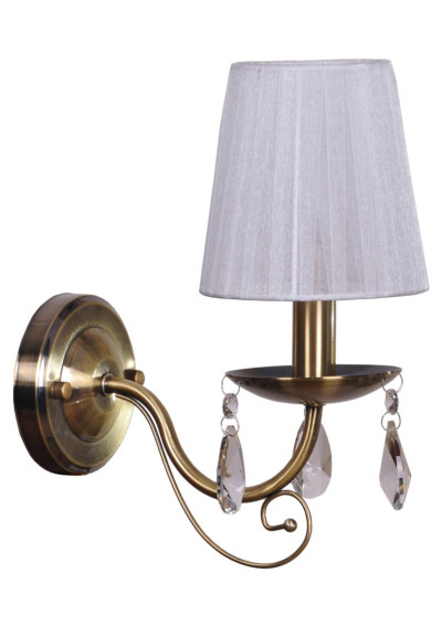 Dynasty wall light 1xE14 patynowy 21 cm
