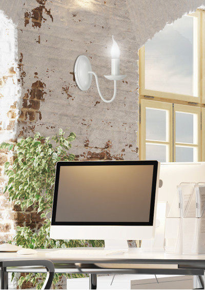Lampa ścienna Bellagio 1xE14 kremowy 22 cm - zdjęcie produktu 1