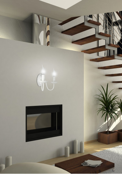 Lampa ścienna Bellagio 2xE14 kremowy 31 cm - zdjęcie produktu 1