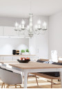 Bellagio pendant light 8xE14 cream 74 cm - product image 1
