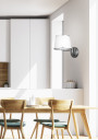 Ibis wall light 1xE14 satynowy 20 cm - product image 1