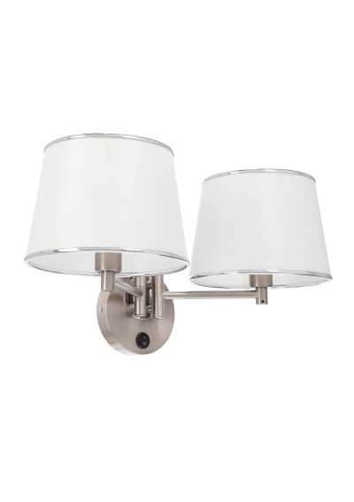 Lampa ścienna Ibis 2xE14 satynowy 48 cm