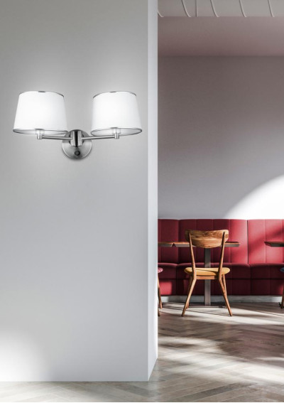Ibis wall light 2xE14 satynowy 48 cm - product image 2