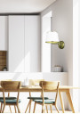 Lampa ścienna Ibis 1xE14 patynowy 20 cm - zdjęcie produktu 1