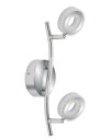 Vinola ceiling light 5 W LED 3000 K chromee, akryl white 34 cm