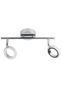Aurelion ceiling light 4 W LED 3000 K chromee, akryl white 38 cm