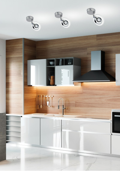 Lampa ścienna Celt 6 W LED 3000 K chromowy 18 cm - zdjęcie produktu 1
