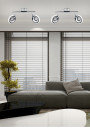Celt ceiling light 6 W LED 3000 K chromee 40 cm - product image 1
