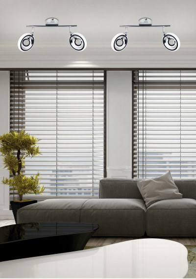 Celt ceiling light 6 W LED 3000 K chromee 40 cm - product image 1