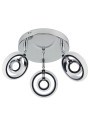 Lampa sufitowa Celt 6 W LED 3000 K chromowy 30 cm