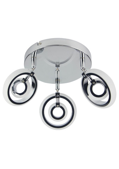 Celt ceiling light 6 W LED 3000 K chromee 30 cm