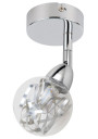 Bolo wall light 6 W LED 3000 K chromee 18 cm