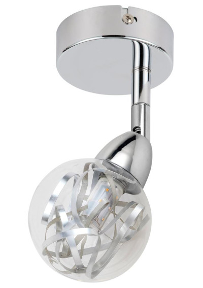 Bolo wall light 6 W LED 3000 K chromee 18 cm