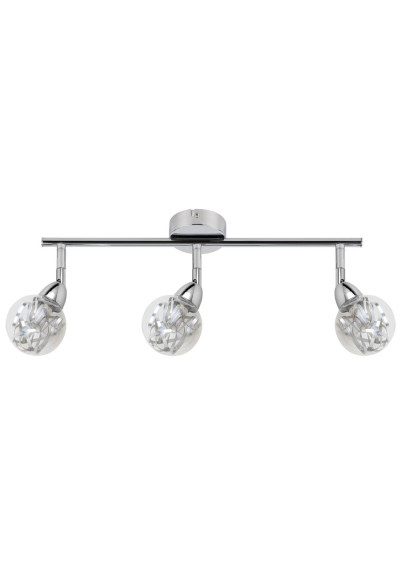 Lampa sufitowa Bolo 18 W LED 3000 K chromowy 58 cm