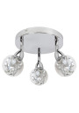 Bolo ceiling light 18 W LED 3000 K chromee 40 cm